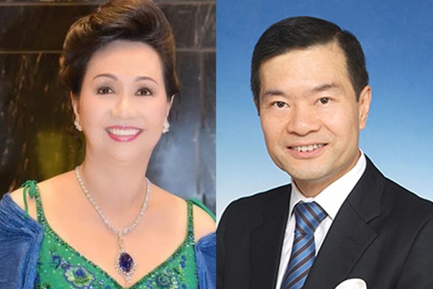 Hai người ngoại quốc tiếp tay cho bà Trương Mỹ Lan rút ruột SCB