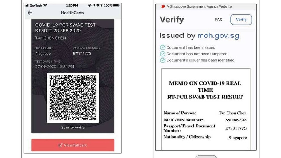 Singapore khôi phục ngành du lịch bằng cách tiên phong áp dụng xác minh kết quả xét nghiệm Covid-19 kỹ thuật số - 1 Singapore khôi phục ngành du lịch bằng cách tiên phong áp dụng xác minh kết quả xét nghiệm Covid-19 kỹ thuật số - 1