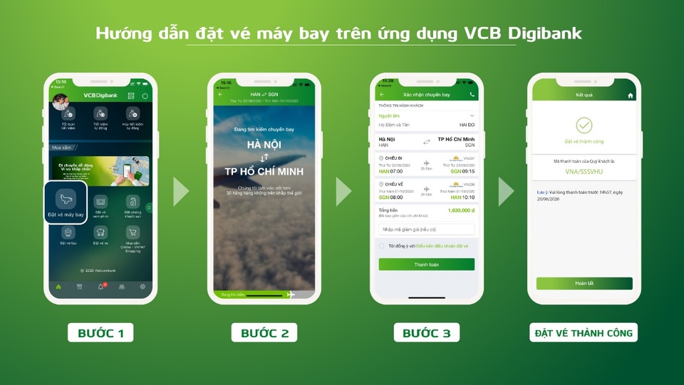 Tiết kiệm tới 300.000 đồng khi đặt vé máy bay trên ứng dụng ngân hàng - 2 Tiết kiệm tới 300.000 đồng khi đặt vé máy bay trên ứng dụng ngân hàng - 2