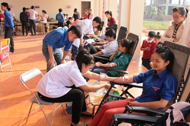 Sinh viên, thanh niên xứ Nghệ hiến máu tình nguyện vì cộng đồng