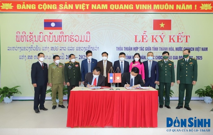 Lãnh đạo cấp cao hai tỉnh Thanh Hóa - Hủa Phăn ký kết thỏa thuận hợp tác giai đoạn 2021-2021