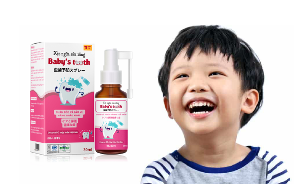 Xịt răng Babys Tooth chứa kháng thể Ovopron DC công nghệ nha khoa Nhật - 1 Xịt răng Babys Tooth chứa kháng thể Ovopron DC công nghệ nha khoa Nhật - 1