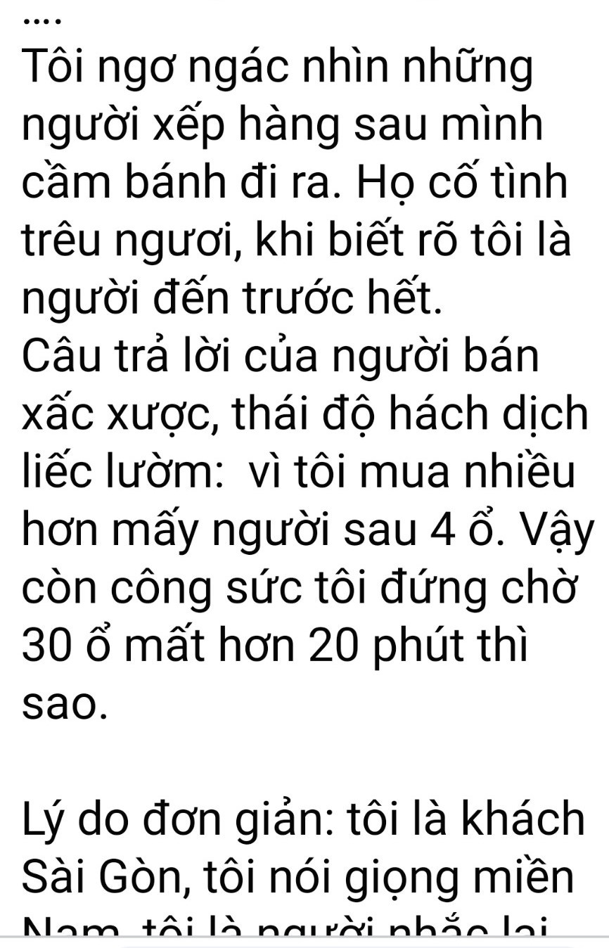 Lùm xùm lườm khách, thái độ hách dịch của nhân viên tiệm bánh mì Phượng