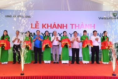 Khánh thành Trạm y tế xã Yên Lương tại tỉnh Phú Thọ do Vietcombank tài trợ 2 tỷ đồng