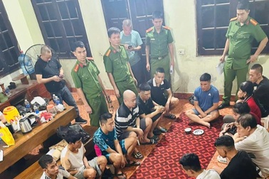 Triệt phá sới bạc quy mô lớn ở Phú Thọ, kêu gọi một đối tượng đầu thú