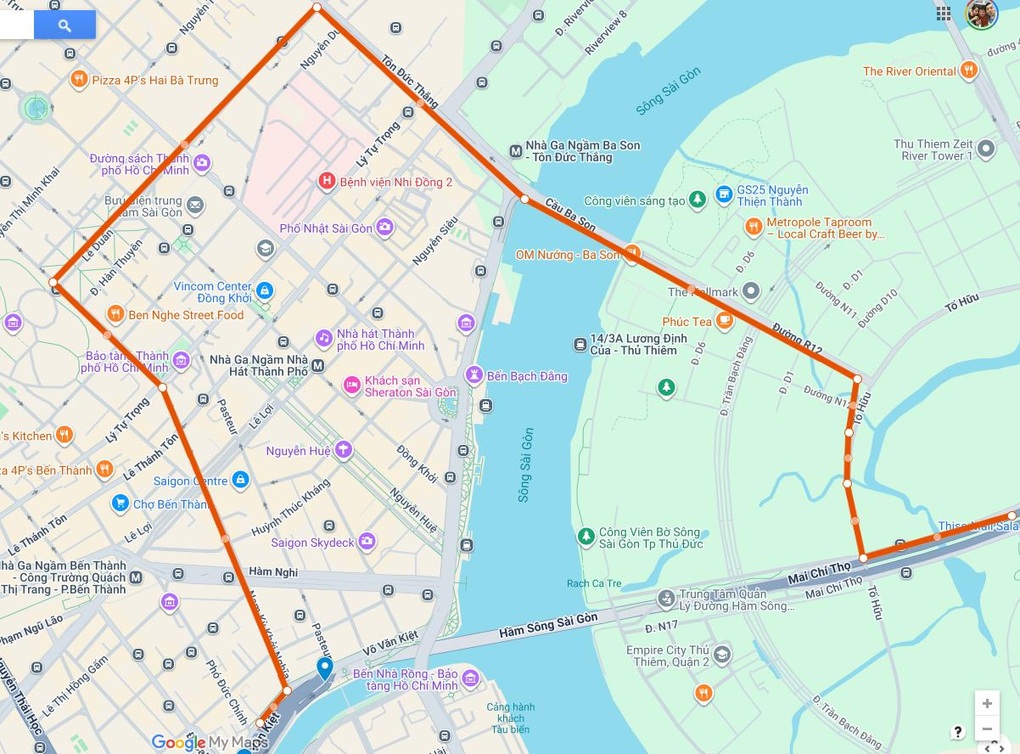 TPHCM cấm xe qua hầm vượt sông Sài Gòn trong 5 giờ - 1