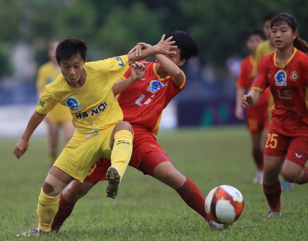 Đội Hà Nội tạm giữ ngôi đầu giải bóng đá nữ vô địch quốc gia 2025 - 1 Đội Hà Nội tạm giữ ngôi đầu giải bóng đá nữ vô địch quốc gia 2025 - 1