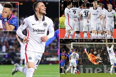 Bại trận tại Nou Camp, Barcelona bị loại ở Europa League