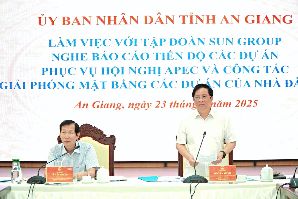 Chủ tịch An Giang yêu cầu dự án phục vụ APEC khởi công ngay trong tháng 9 - 1 Chủ tịch An Giang yêu cầu dự án phục vụ APEC khởi công ngay trong tháng 9 - 1