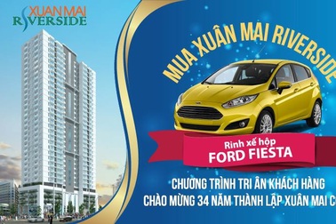 Mừng sinh nhật, chủ đầu tư tặng ôtô cho cư dân Xuân Mai Riverside