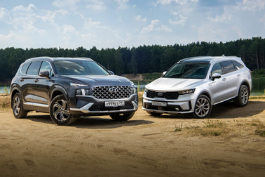 Kia Sorento lép vế trước sự "bành trướng" doanh số của Santa Fe