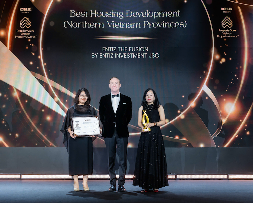 Entiz Group ghi dấu ấn với 3 giải thưởng tại PropertyGuru Vietnam Property Awards 2026 - 2