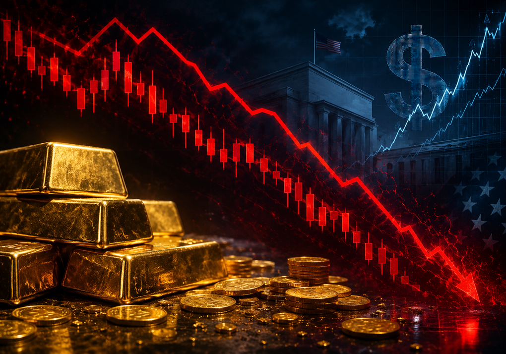 Vàng thế giới tiếp tục lao dốc, thủng mốc 4.200 USD/ounce - 1