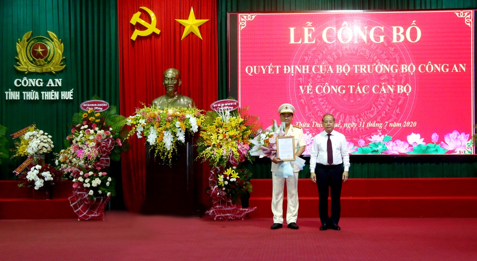 Thượng tá Nguyễn Thanh Tuấn làm Giám đốc Công an tỉnh Thừa Thiên Huế - 2 Thượng tá Nguyễn Thanh Tuấn làm Giám đốc Công an tỉnh Thừa Thiên Huế - 2