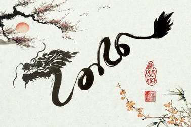 Bộ thư pháp linh vật rồng của thầy giáo trẻ khiến vạn người mê