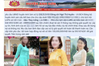 Nghệ An: Nhiều cán bộ, giáo viên bị "khủng bố" đòi nợ