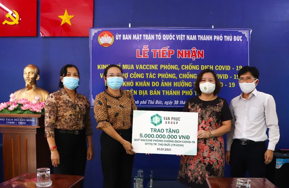 Van Phuc Group ủng hộ 5 tỷ đồng Quỹ vắc xin Covid-19 - 1 Van Phuc Group ủng hộ 5 tỷ đồng Quỹ vắc xin Covid-19 - 1