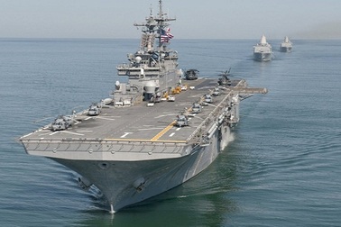 Bất lợi tại Aleppo, Mỹ điều 2 tàu tiến công chuẩn bị đổ bộ lên Syria