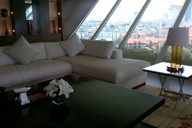 Phòng nghỉ của Tổng thống Obama tại Hà Nội