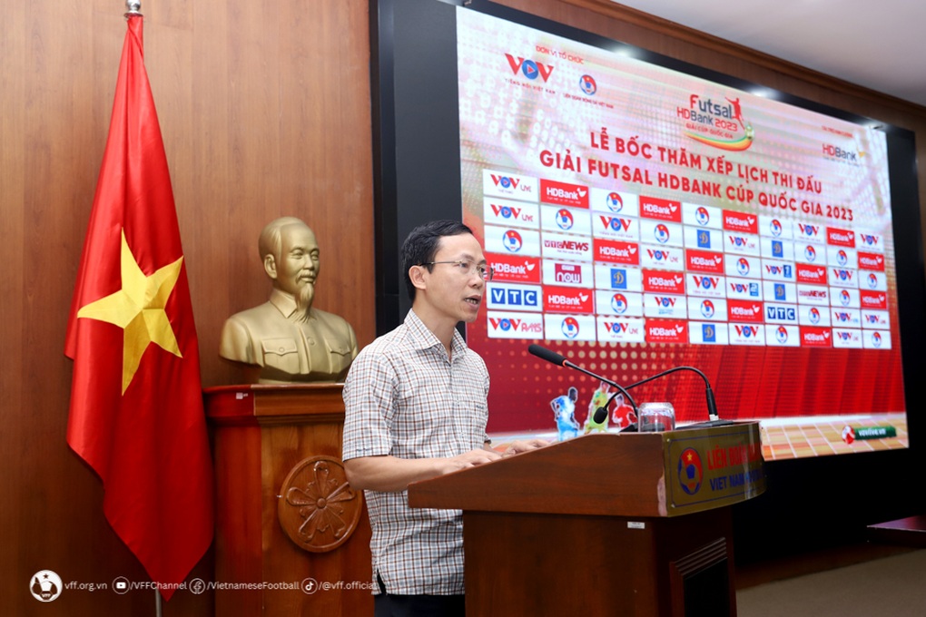 Bốc thăm chia bảng và xếp lịch thi đấu giải Futsal Cúp quốc gia 2023 - 1 Bốc thăm chia bảng và xếp lịch thi đấu giải Futsal Cúp quốc gia 2023 - 1