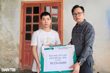 Hơn 130 triệu đồng đến với chàng trai gặp tai nạn nguy kịch