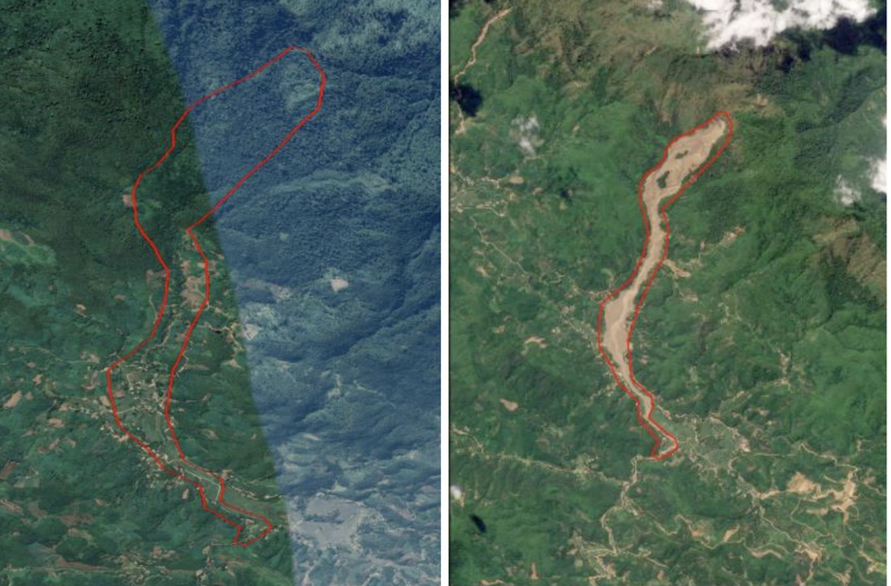 Ít nhất 1,6 triệu m3 lũ bùn đá trút xuống Làng Nủ trong 5 phút - 1 Ít nhất 1,6 triệu m3 lũ bùn đá trút xuống Làng Nủ trong 5 phút - 1