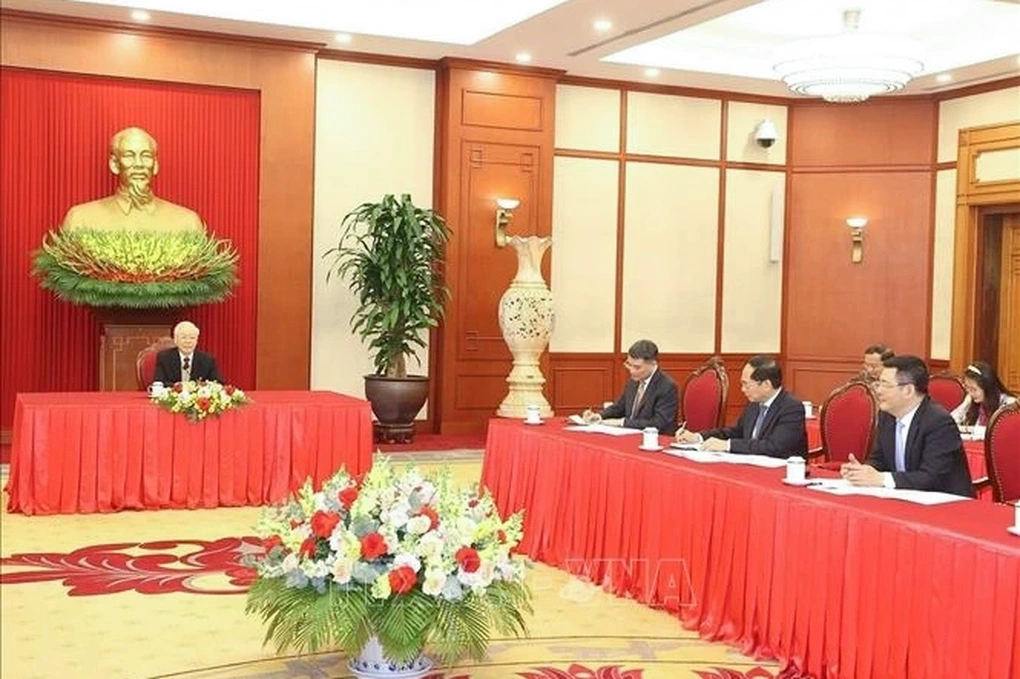 Tổng Bí thư Nguyễn Phú Trọng điện đàm với Tổng thống Hoa Kỳ Joe Biden - 4 Tổng Bí thư Nguyễn Phú Trọng điện đàm với Tổng thống Hoa Kỳ Joe Biden - 4