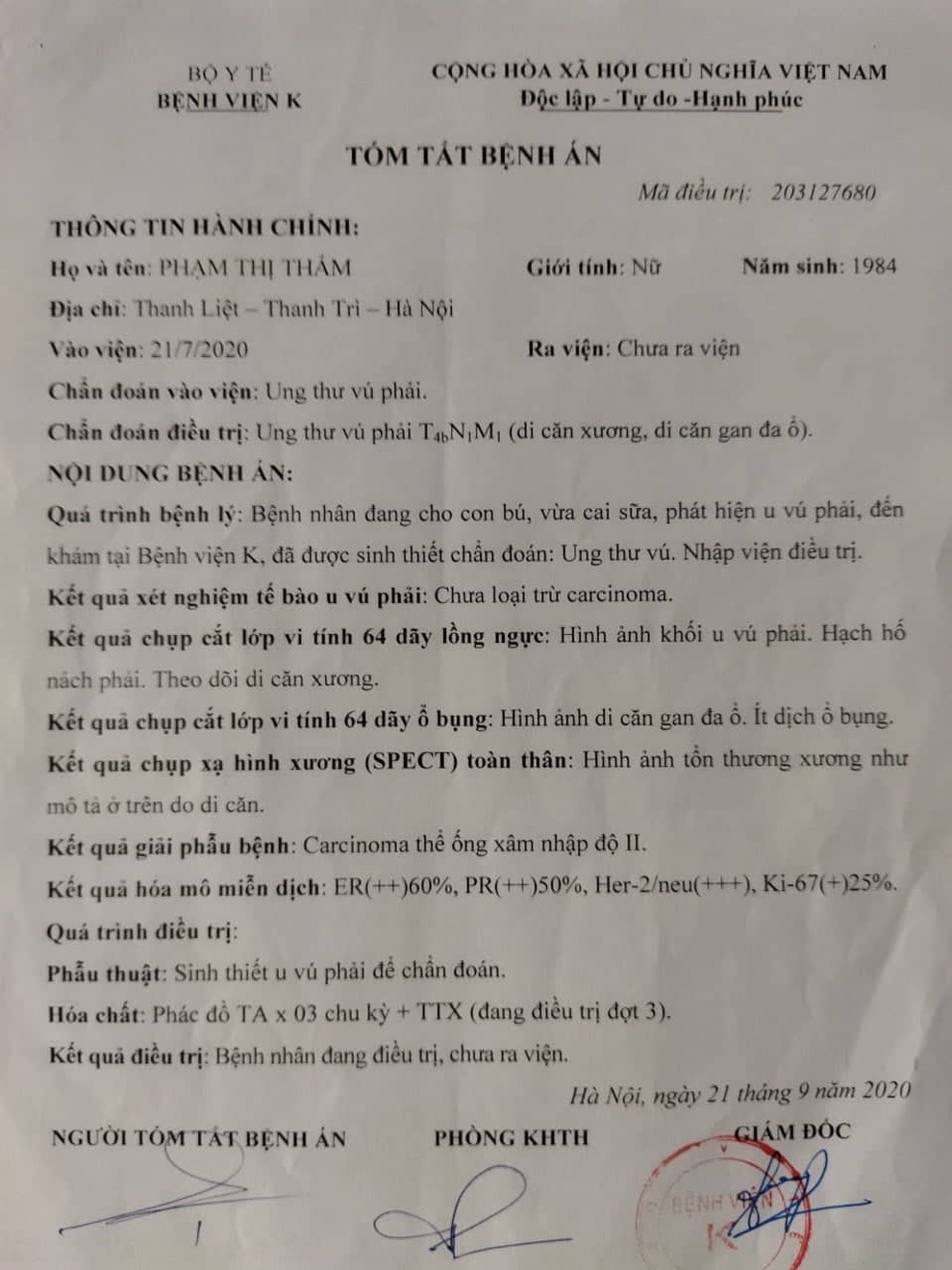 Gia đình 2 bố con ung thư chới với trong đại dịch Covid-19 - 3 Gia đình 2 bố con ung thư chới với trong đại dịch Covid-19 - 3