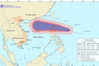 Biển Đông lại xuất hiện bão mạnh