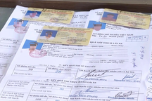 "Ổ" sản xuất hàng loạt giấy phép lái xe giả trong chung cư cao cấp