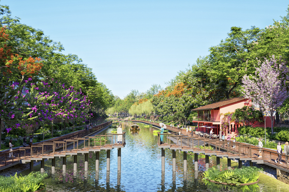 Phối cảnh đẹp ngỡ ngàng dự án công viên dọc sông Tô Lịch - 5 Phối cảnh đẹp ngỡ ngàng dự án công viên dọc sông Tô Lịch - 5