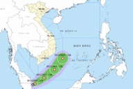 Áp thấp nhiệt đới sắp đi vào phía Nam Biển Đông