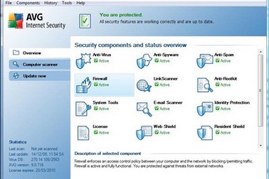 Kéo dài thời gian dùng thử AVG Internet Security