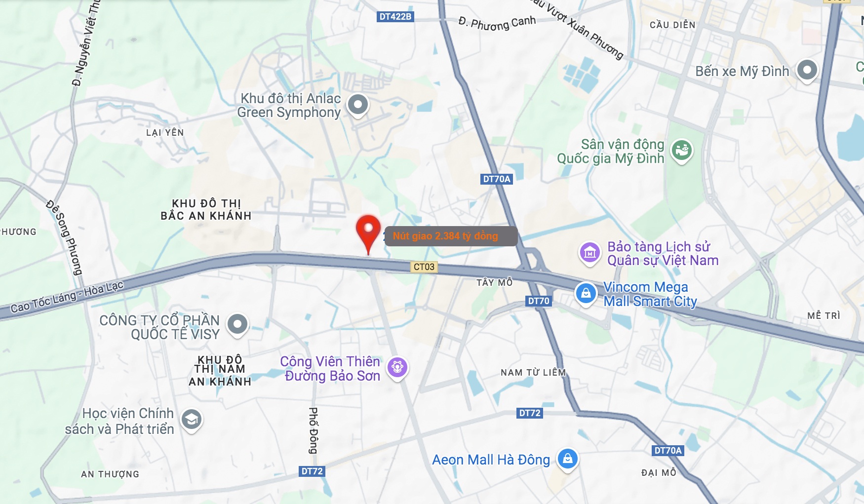 View - Toàn cảnh khu vực xây "siêu nút giao" gần 2.400 tỷ đồng ở Hà Nội | Báo Dân trí