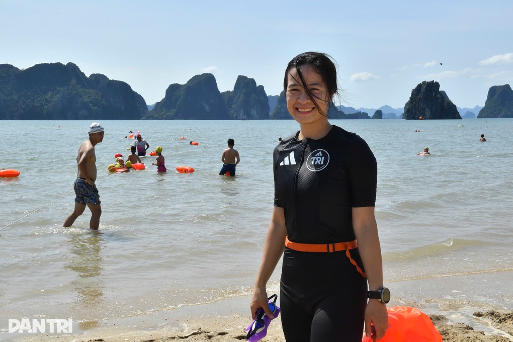 Đường bơi ở giải Aqua Warriors Vân Đồn tạo ra thử thách thú vị - 4