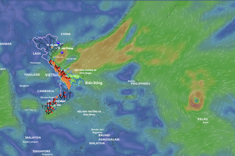Bão số 13 sắp vào Biển Đông, dự báo các tỉnh chịu ảnh hưởng trực tiếp