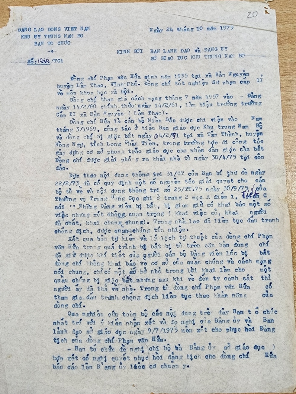 Hành trình đi B, tù đày nơi địa ngục trần gian của thầy giáo qua tư liệu - 14 Hành trình đi B, tù đày nơi địa ngục trần gian của thầy giáo qua tư liệu - 14