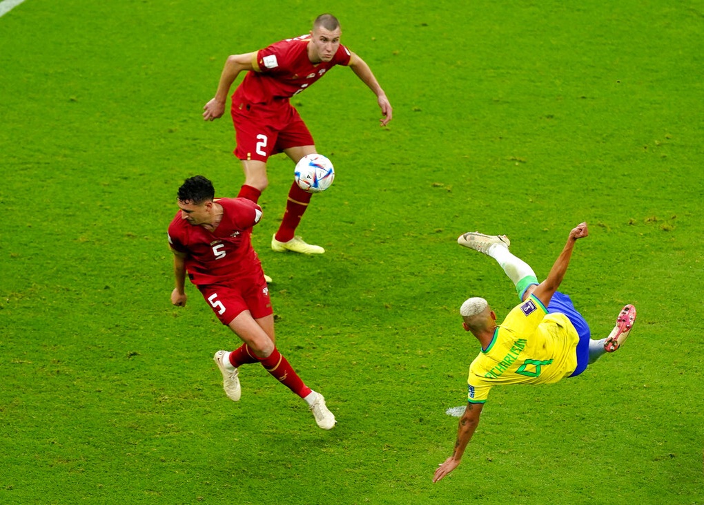 Richarlison giành giải bàn thắng đẹp nhất World Cup 2022 - 1 Richarlison giành giải bàn thắng đẹp nhất World Cup 2022 - 1