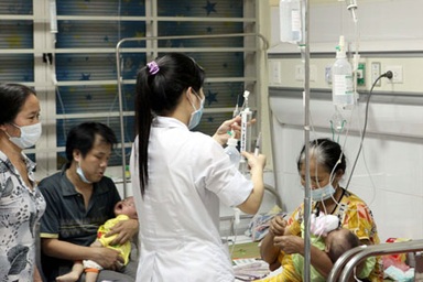 Hà Nội: 70-90 ca sởi nhập viện mỗi ngày trong đợt nghỉ lễ