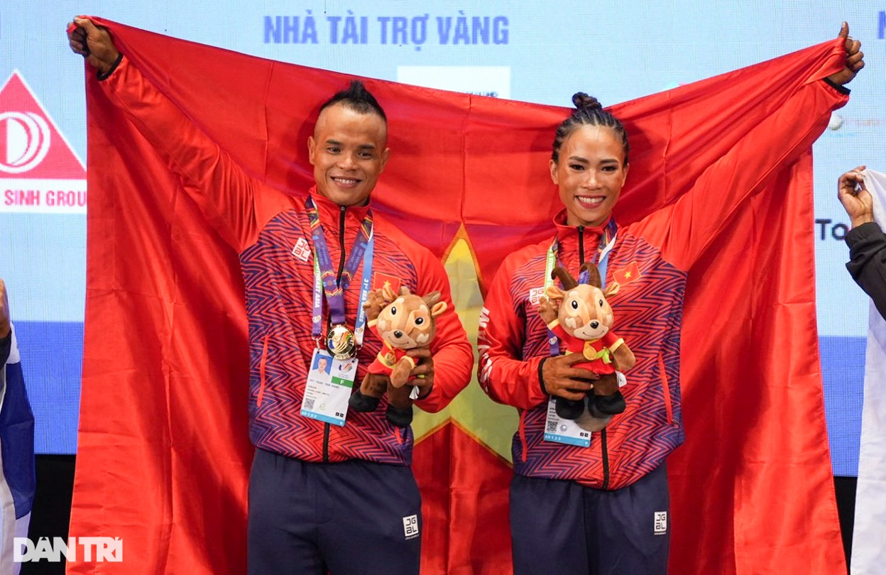 Mãn nhãn màn trình diễn của các nữ lực sĩ giành HCV tại SEA Games 31 - 20 Mãn nhãn màn trình diễn của các nữ lực sĩ giành HCV tại SEA Games 31 - 20