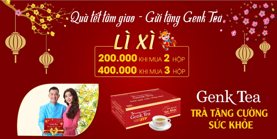 Trà Genk Tea - Quà tết tâm giao, gửi tặng tấm lòng - 1 Trà Genk Tea - Quà tết tâm giao, gửi tặng tấm lòng - 1