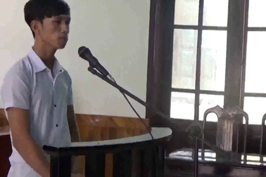 Bị cáo Lê Văn Khánh nói lời nói sau cùng tại phiên Toà.