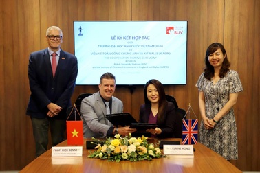 ICAEW và BUV tăng cường hợp tác, kiến tạo nguồn nhân lực chuẩn Anh Quốc cho Việt Nam
