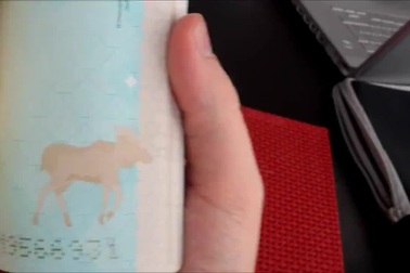 Tấm hộ chiếu đặc biệt hình con nai dạo bước của Phần Lan