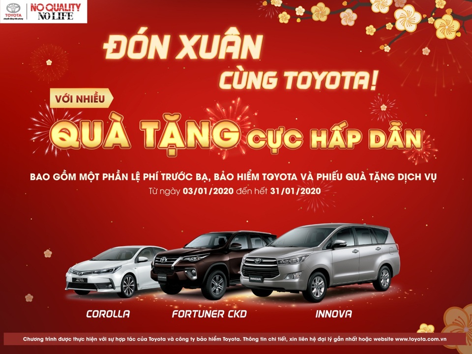 Toyota Việt Nam khuyến mãi “khủng” cho 3 dòng xe CKD - 1 Toyota Việt Nam khuyến mãi “khủng” cho 3 dòng xe CKD - 1