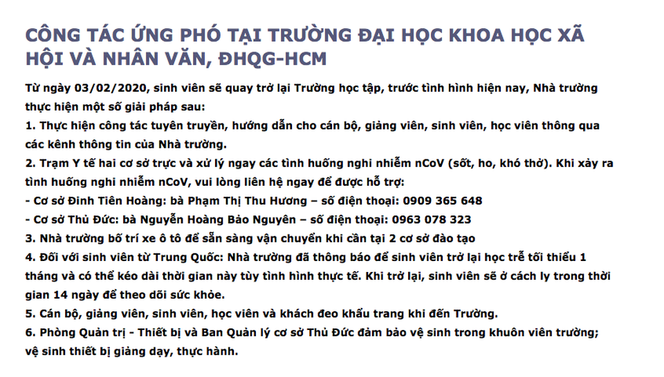 Trường ĐH có đông sinh viên Trung Quốc ứng phó thế nào trước virus Corona? - 2 Trường ĐH có đông sinh viên Trung Quốc ứng phó thế nào trước virus Corona? - 2