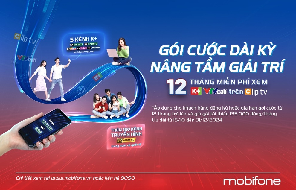 Trải nghiệm miễn phí thế giới giải trí từ các gói cước dài kỳ MobiFone - 1 Trải nghiệm miễn phí thế giới giải trí từ các gói cước dài kỳ MobiFone - 1