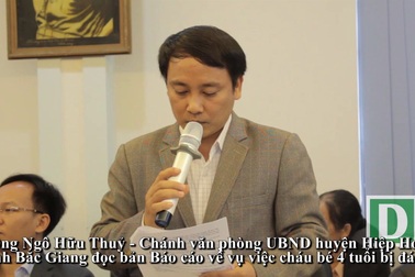 Bé gái 4 tuổi bầm tím toàn thân: Bước đầu xác định do 4 bạn cùng lớp đánh