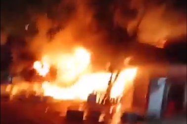 Cháy nhà chứa hàng hóa, một phụ nữ tử vong