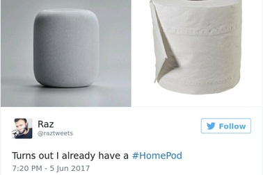 Loạt ảnh chế hài hước về loa thông minh HomePod mới trình làng của Apple